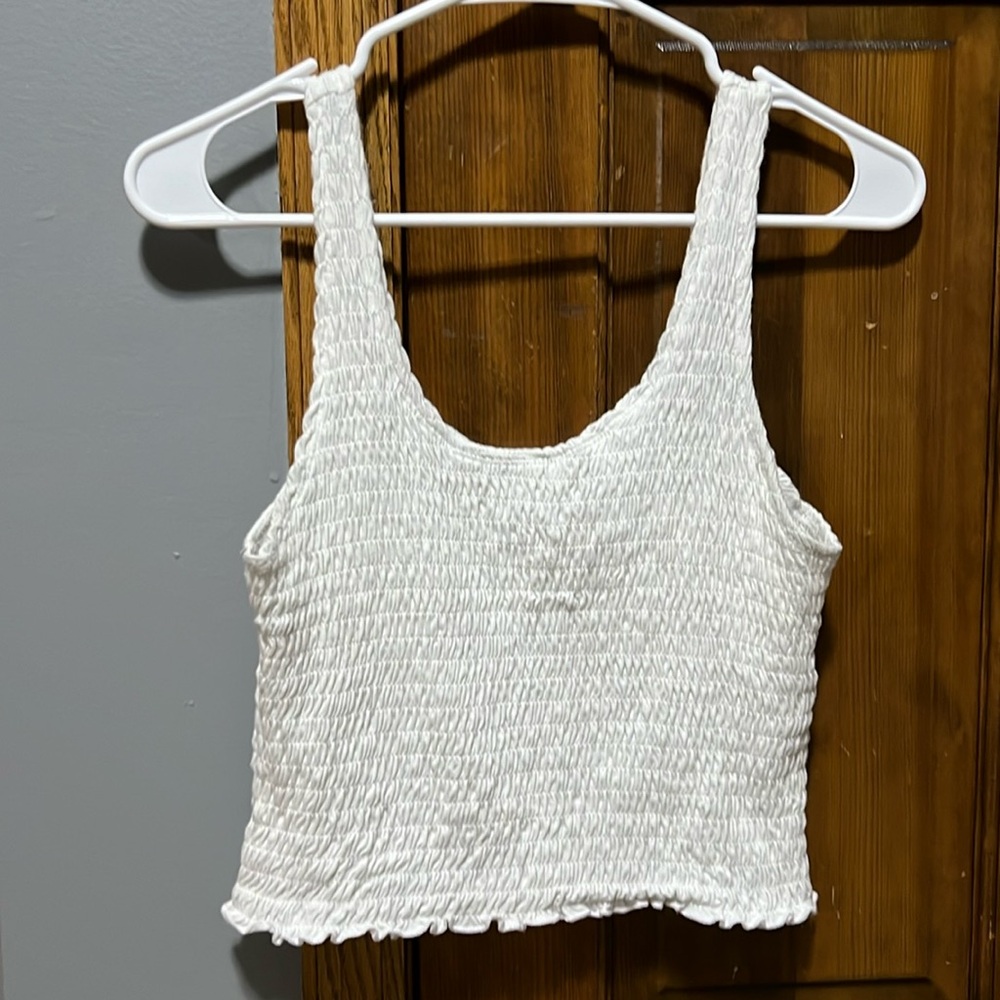 *Hollister White Tank Top
